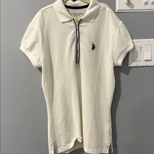 U.S. Polo Assn. Kids Cream Polo Shirt